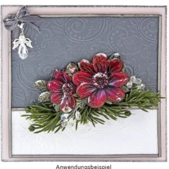 3-D Motive, Weihnachts-Floristik 2, 5-9,5cm, 10 Motive