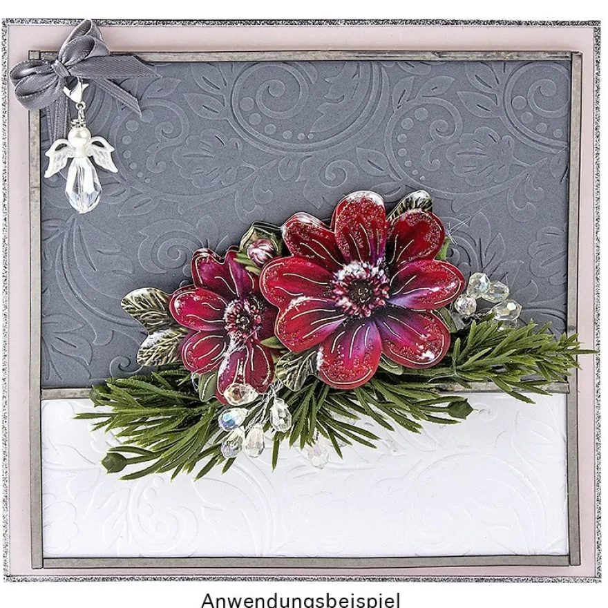 3-D Motive, Weihnachts-Floristik 2, 5-9,5cm, 10 Motive