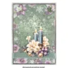 3-D Motive, Weihnachtskerzen, 6,5-9,5cm, 10 Motive
