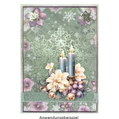 3-D Motive, Weihnachtskerzen, 6,5-9,5cm, 10 Motive