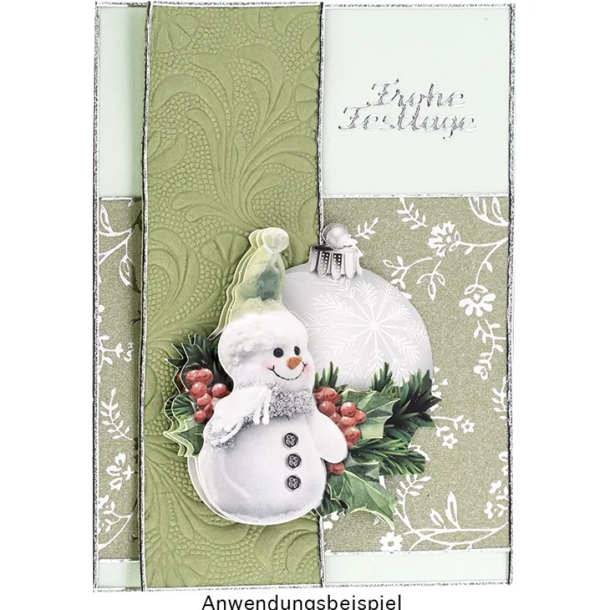 3-D Motive, Weihnachtskugeln, 6-9,5cm, 10 Motive