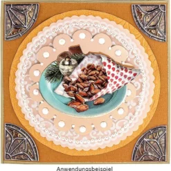 3-D Motive, Weihnachts-Leckereien, 6,5-10,5cm, 10 Motive