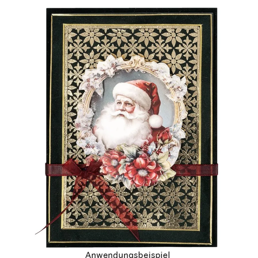 3-D Motive, Weihnachtsmann, 8-9,5cm, 10 Motive