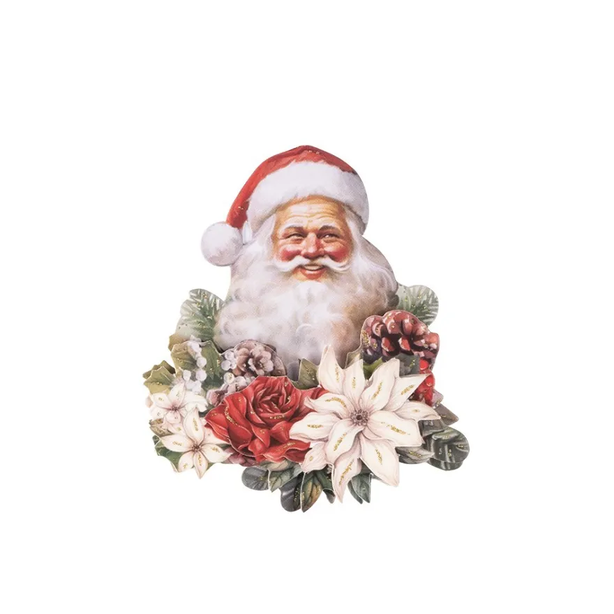 3-D Motive, Weihnachtsmann, 8-9,5cm, 10 Motive
