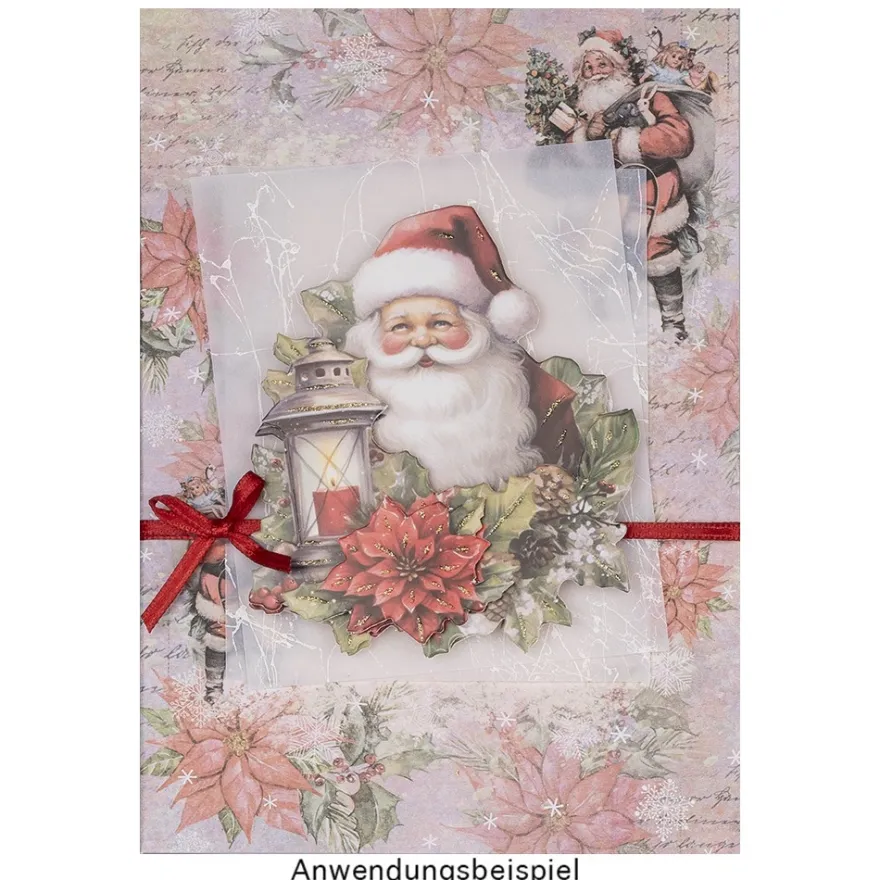 3-D Motive, Weihnachtsmann, 8-9,5cm, 10 Motive
