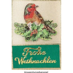 3-D Motive, Weihnachtsmotive, 9cm x 9cm, 10 Motive