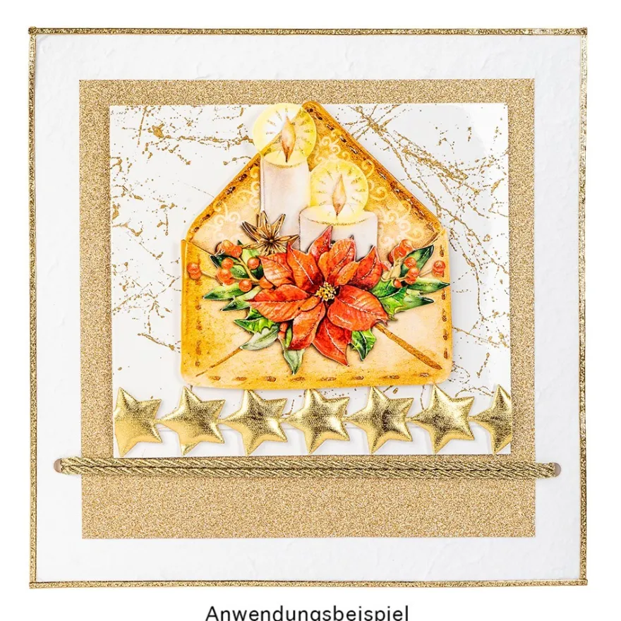 3-D Motive, Weihnachtspost, 7,5-9,5cm, 10 Motive