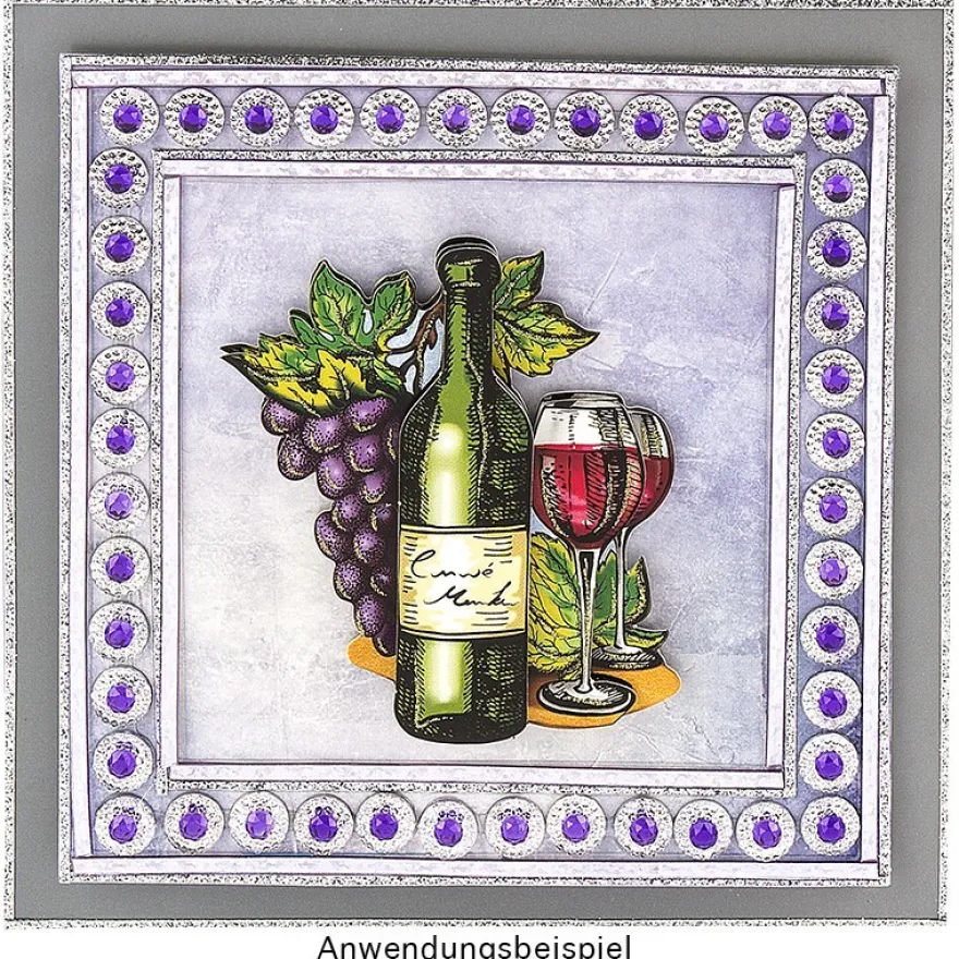 3-D Motive, Weinprobe, 5-10,5cm, 10 Motive