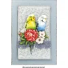 3-D Motive, Wellensittiche & Vögel, 7-9cm, 10 Motive