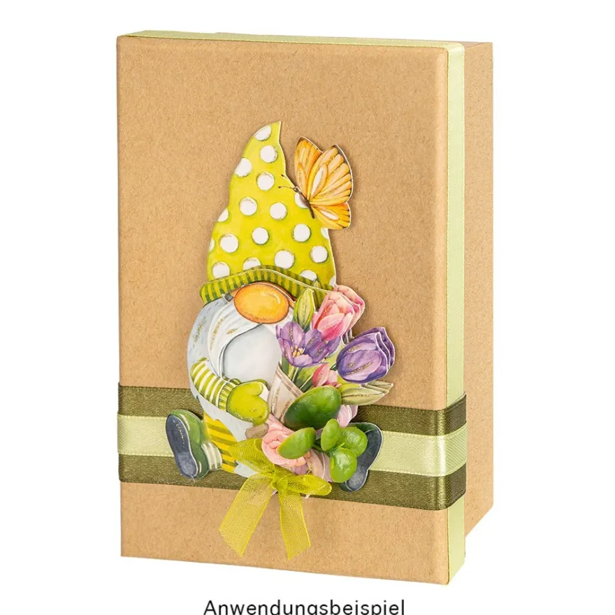 3-D Motive, Wichtel im Frühling, 6,5-10cm, 10 Motive