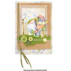 3-D Motive, Wichtel im Garten, 5,5-9cm, 10 Motive
