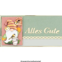 3-D Motive, Wichtel im Garten, 5,5-9cm, 10 Motive