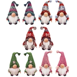 3-D Motive, Wichtel im Winter, 5-9,5cm, 5 Designs jeweils gespiegelt, 10 Motive