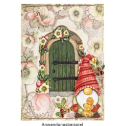 3-D Motive, Wichteltüren Winter, 6,5-10cm, 10 Motive