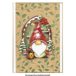 3-D Motive, Wichteltüren Winter, 6,5-10cm, 10 Motive