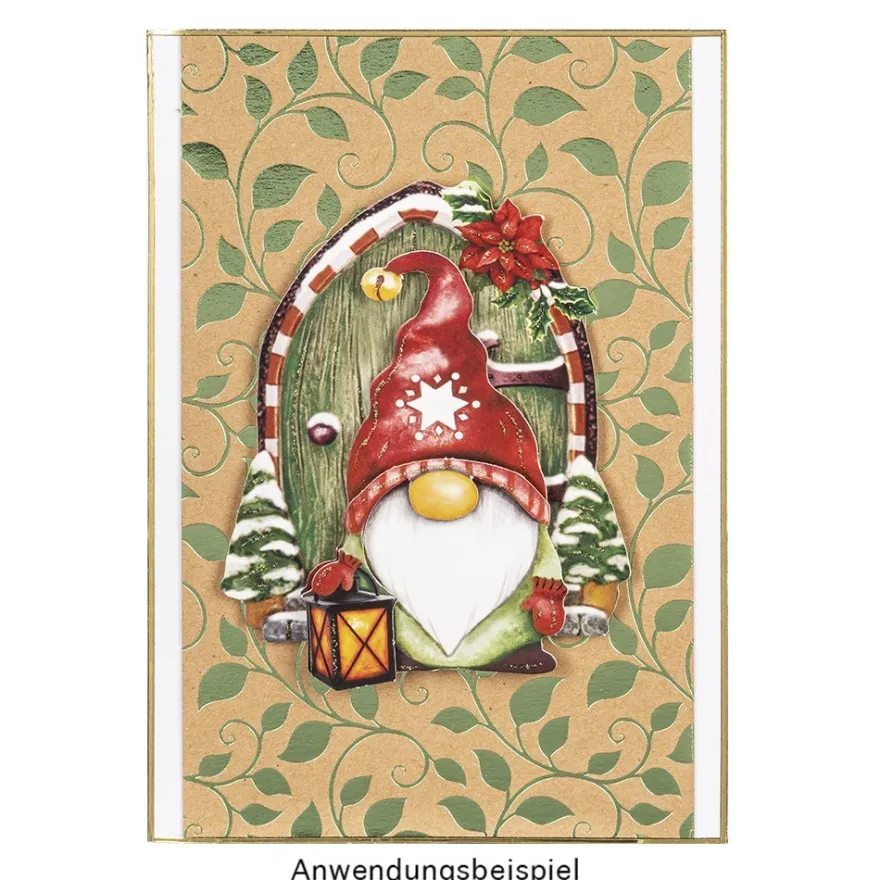 3-D Motive, Wichteltüren Winter, 6,5-10cm, 10 Motive