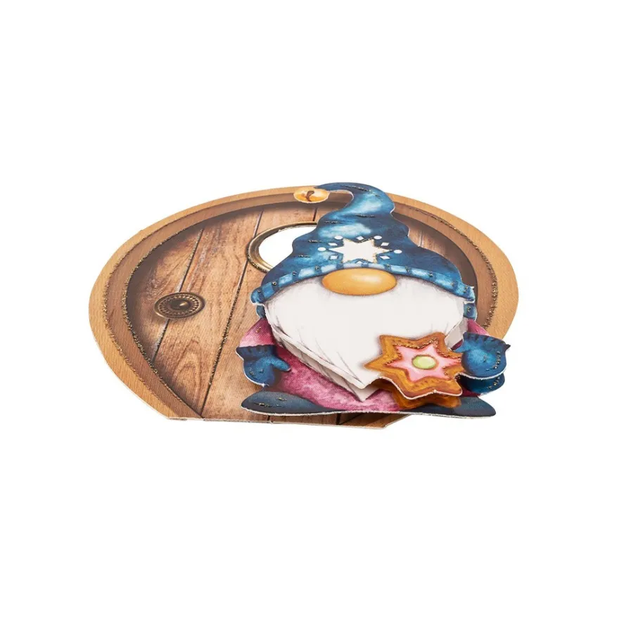 3-D Motive, Wichteltüren Winter, 6,5-10cm, 10 Motive