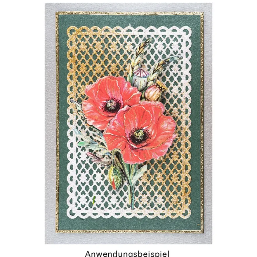 3-D Motive, Wiesenblumen, 6,5-11,5cm, 10 Motive