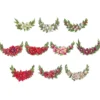3-D Motive, Winterblumen im Halbkreis, Gold-Gravur, 7-13,5cm, 10 Motive