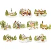 3-D Motive, Winterdörfer, 5,5-9cm, 10 Motive