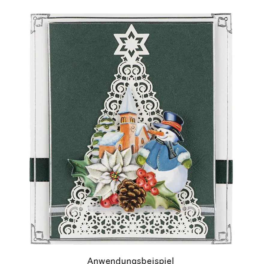 3-D Motive, Winterdörfer & Floristik, 8-9cm, 10 Motive