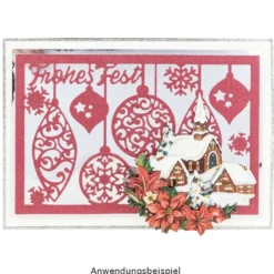 3-D Motive, Winterdörfer Nostalgie, 6-9cm, 10 Motive