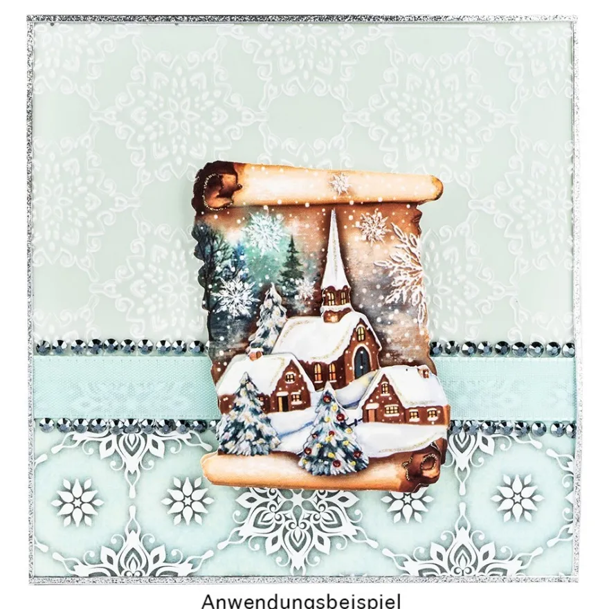 3-D Motive, Winterdörfer Nostalgie, 6-9cm, 10 Motive