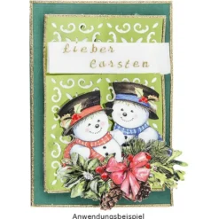 3-D Motive, Winterfreunde, 7-9cm, 10 Motive