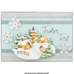 3-D Motive, Winter-Idylle, 6-10cm, 10 Motive
