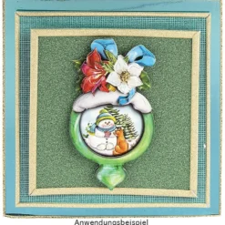 3-D Motive, Winterkugeln, 5,5-11cm, 10 Motive