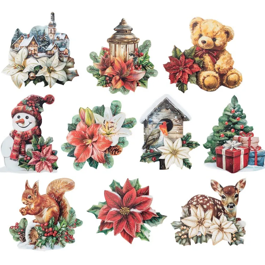 3-D Motive, Wintermomente 1, 7-9,5cm, 10 Motive