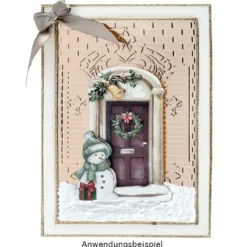 3-D Motive, Wintertüren, 6-10cm, 10 Motive
