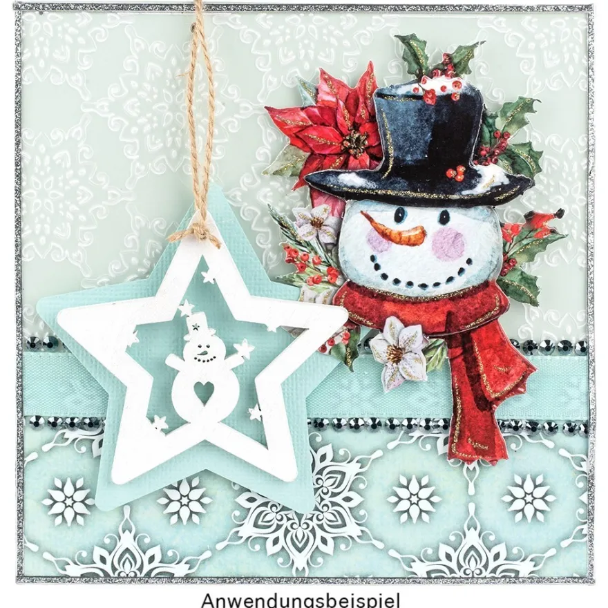 3-D Motive, Winterzeit, 6-10,5cm, 10 Motive