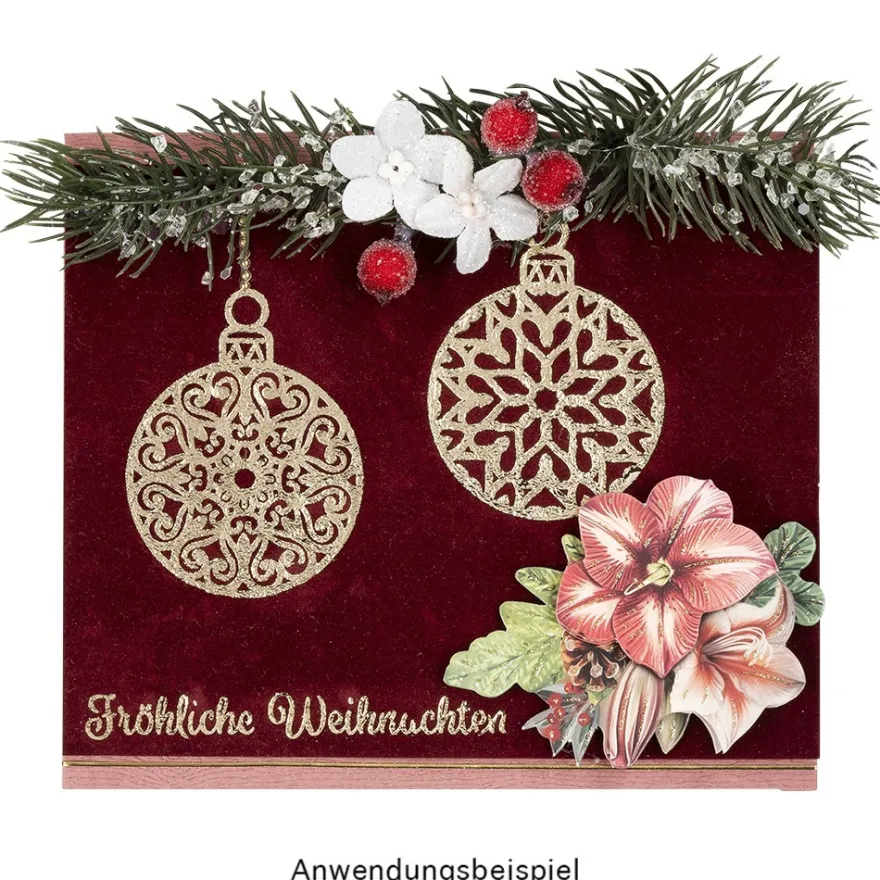 3-D Motive, Wundervolle Weihnacht, 7-9cm, 10 Motive