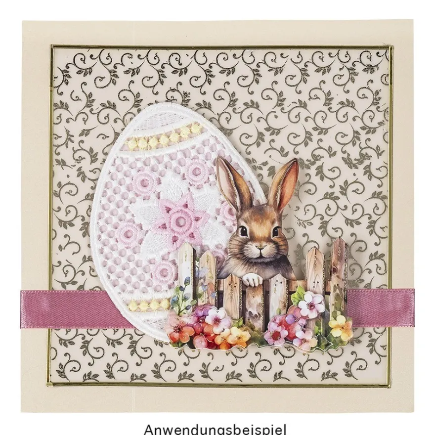 3-D Motive, Zarte Ostergrüße, 6,5-10cm, 10 Motive