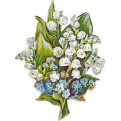 3-D Motive, Zauberhafte Maiglöckchen, 7-10, 5 cm, 10 Motive