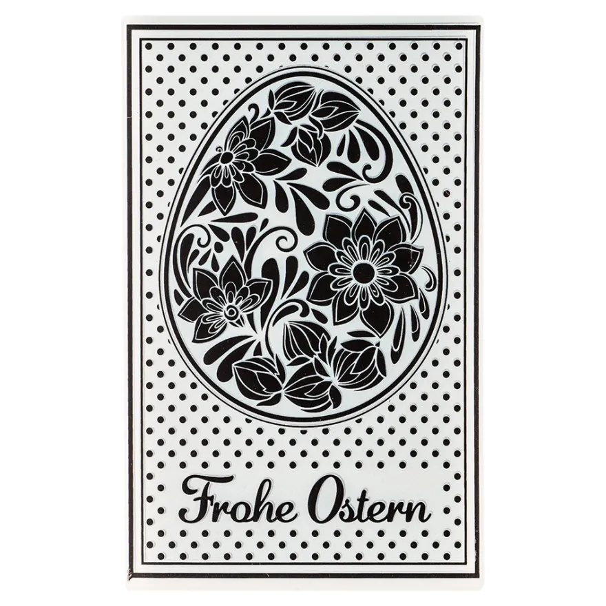 3-D Prägeschablone Deluxe, Frohe Ostern, 15,5cm x 10cm