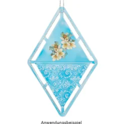 3-D Prägeschablone Deluxe, Hintergrund, Ornamentik 2, 15,5cm x 10cm