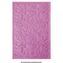 3-D Prägeschablone Deluxe, Hintergrund, Ornamentik 1, 15,5cm x 10cm