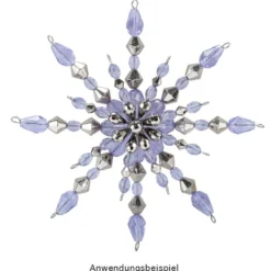 Drahtsterne, 16-strahlig, Ø 15cm, silber, 3 Stück