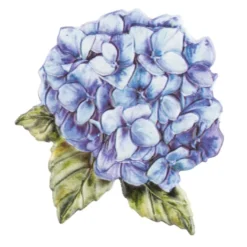 3-D Relief-Sticker, Blaue Blüten 4, verschiedene Größen, selbstklebend