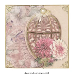 3-D Relief-Sticker, Blumensträuße 2, verschiedene Größen, selbstklebend