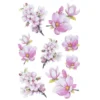 3-D Relief-Sticker, Blumensträuße 4, verschiedene Größen, selbstklebend