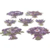 3-D Relief-Sticker, Blumensträuße 2, verschiedene Größen, selbstklebend