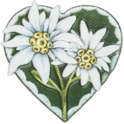 3-D Relief-Sticker, Edelweiß 5, verschiedene Größen, selbstklebend