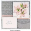 3-D Relief-Sticker, Elegante Lilien 5, 21cm x 30cm, verschiedene Größen, selbstklebend