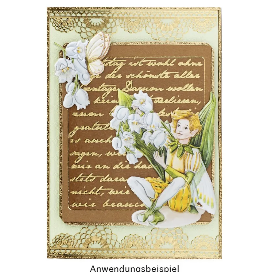 3-D Relief-Sticker, Elfenparadies 2, verschiedene Größen, selbstklebend