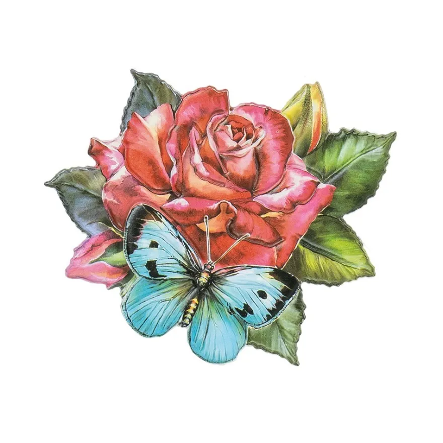 3-D Relief-Sticker, Kerzen-Glückwünsche 4, verschiedene Größen, selbstklebend