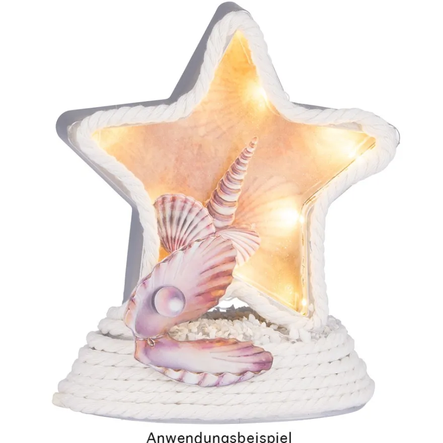 3-D Relief-Sticker, Maritim, Muscheln, verschiedene Größen, selbstklebend