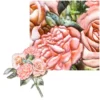 3-D Relief-Sticker, Nelken-Sträuße 1, 21cm x 30cm, verschiedene Größen, selbstklebend